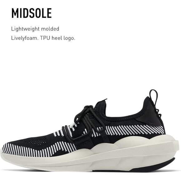 NEW Sorel Size 7.5 Women's Explorer Defy Striped Sneakers - Black - Picture 3 of 6